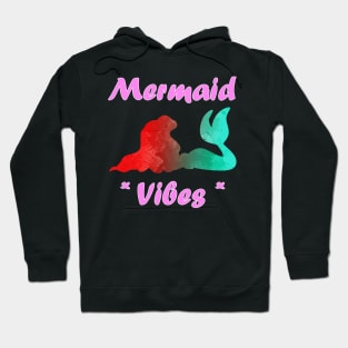 Mermaid Vibes Inspired Silhouette Hoodie